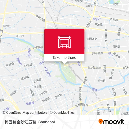 博园路金沙江西路 map