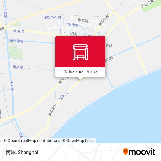 南厍 map