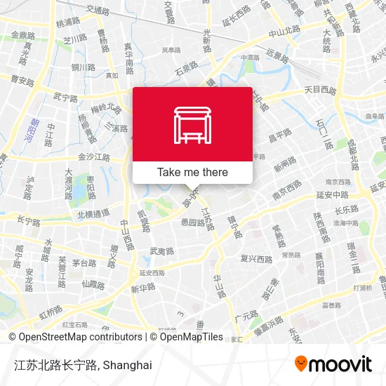 江苏北路长宁路 map