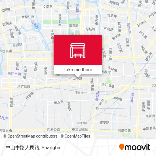 中山中路人民路 map
