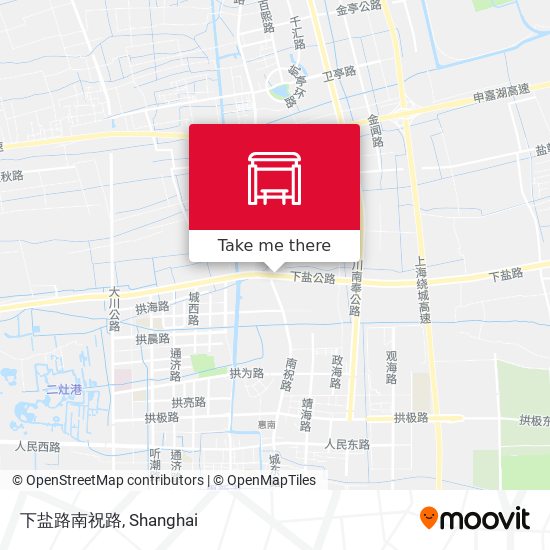 下盐路南祝路 map