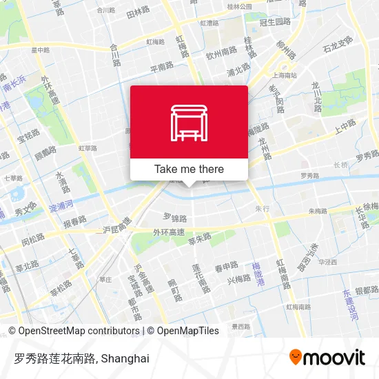 罗秀路莲花南路 map