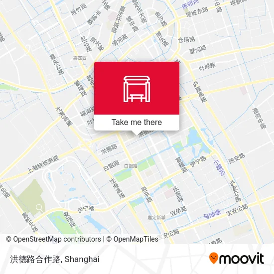 洪德路合作路 map