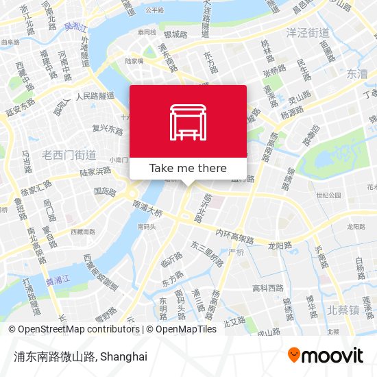 浦东南路微山路 map