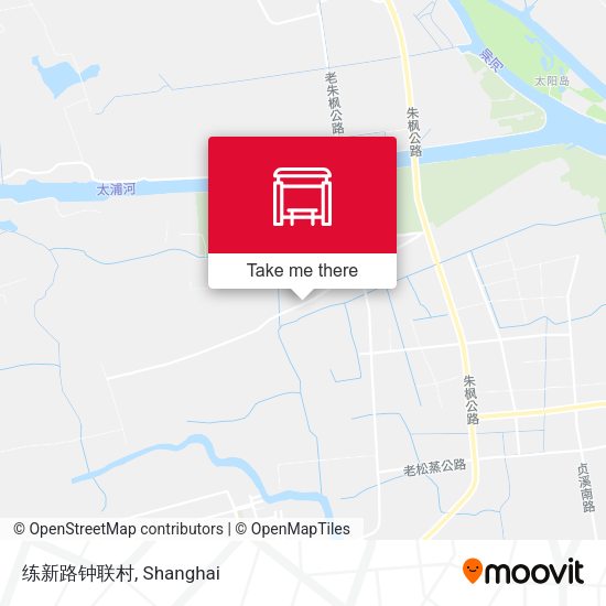 练新路钟联村 map