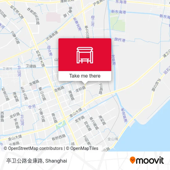 亭卫公路金康路 map