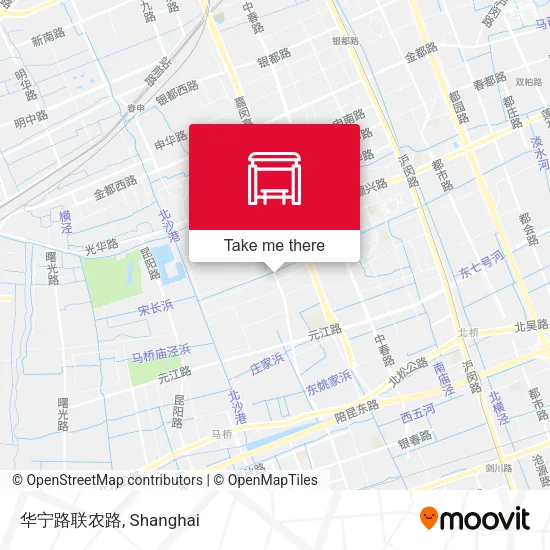 华宁路联农路 map