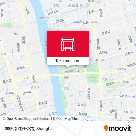 丰收路沈杜公路 map