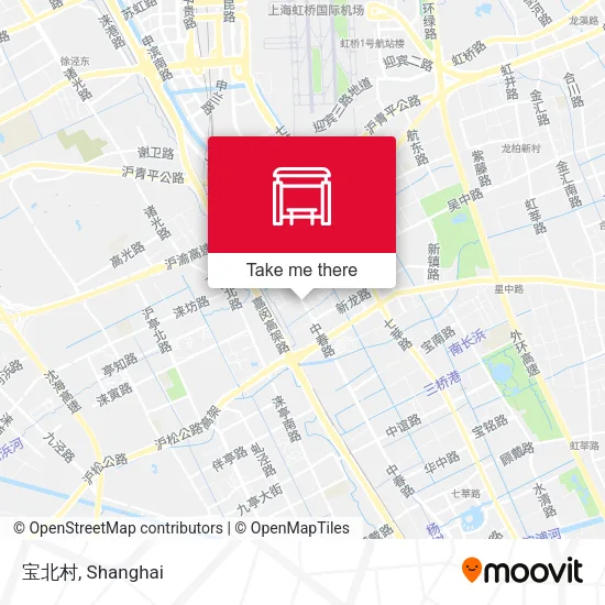 宝北村 map
