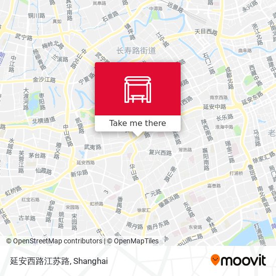 延安西路江苏路 map