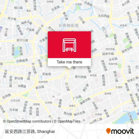 延安西路江苏路 map