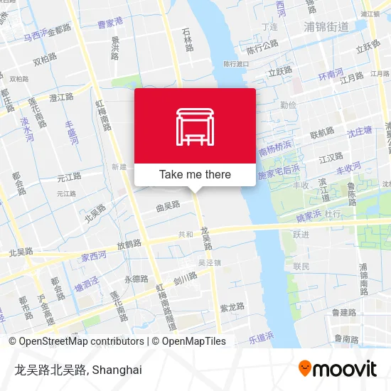 龙吴路北吴路 map