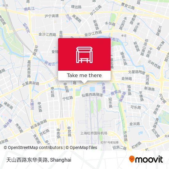 天山西路东华美路 map