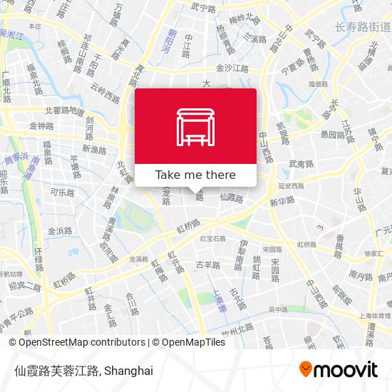 仙霞路芙蓉江路 map