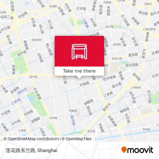 莲花路东兰路 map