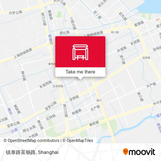 镇泰路富杨路 map