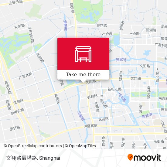 文翔路辰塔路 map