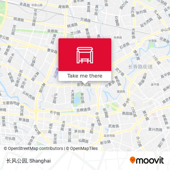 长风公园 map