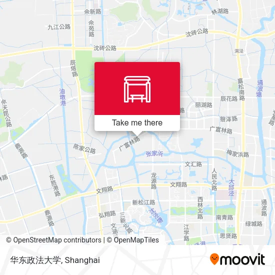 华东政法大学 map