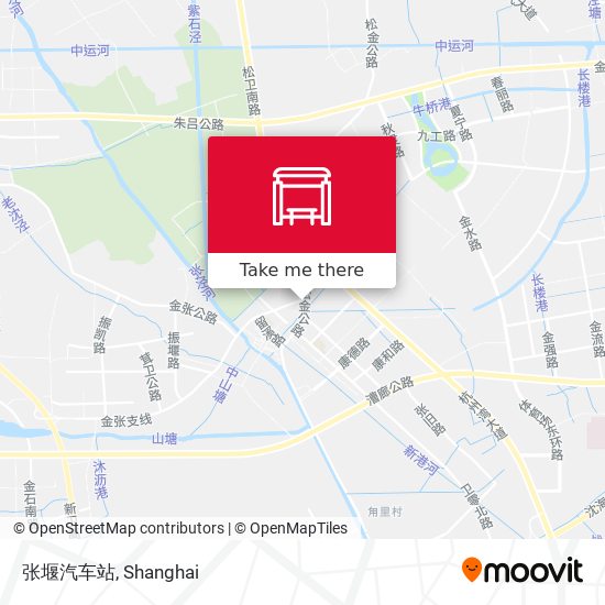 张堰汽车站 map