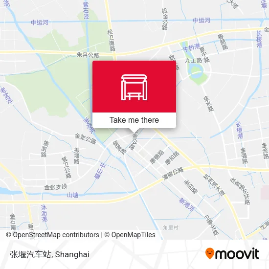 张堰汽车站 map
