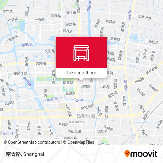 南青路 map