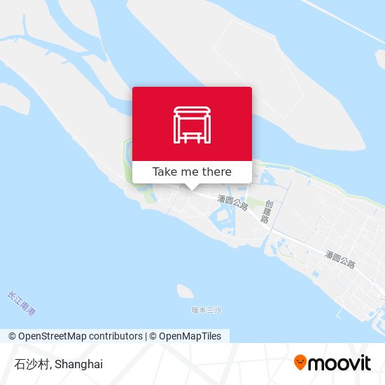 石沙村 map