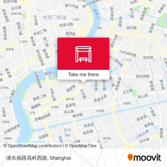 浦东南路高科西路 map
