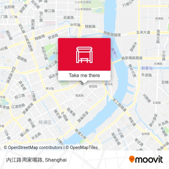 内江路周家嘴路 map