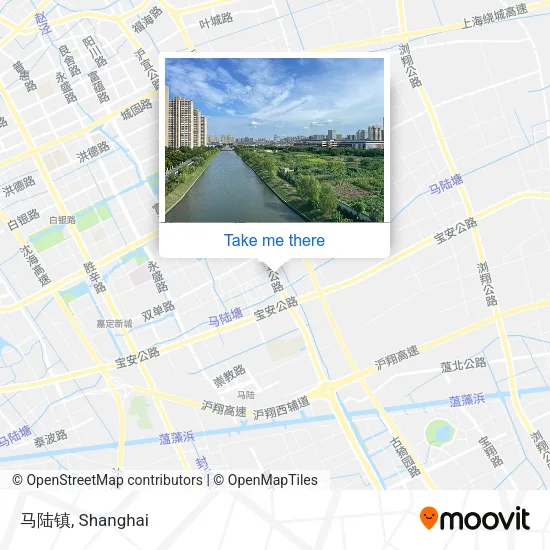 马陆镇 map