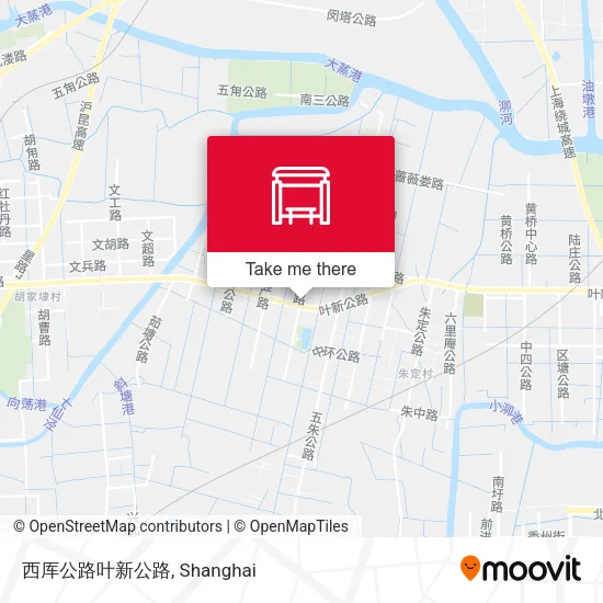 西厍公路叶新公路 map