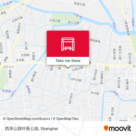 西厍公路叶新公路 map