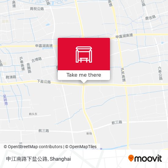 申江南路下盐公路 map