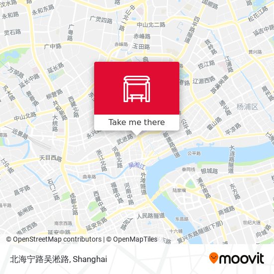 北海宁路吴淞路 map