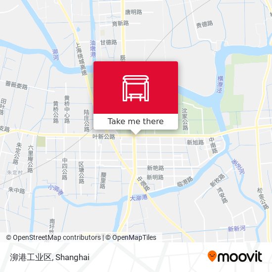 泖港工业区 map