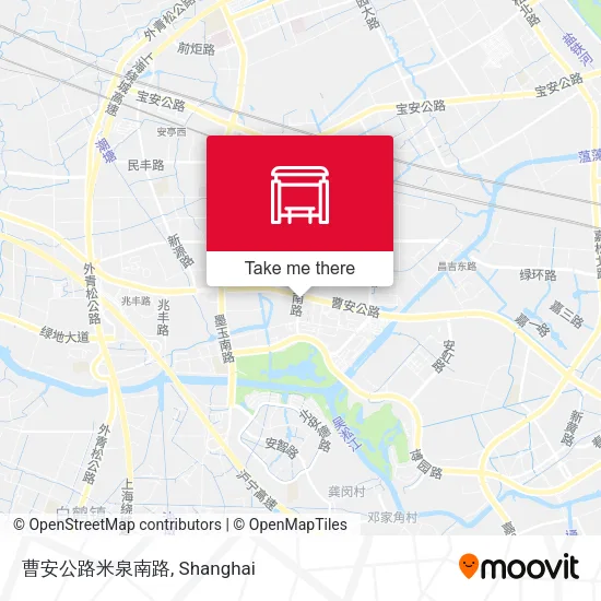 曹安公路米泉南路 map