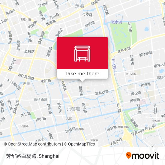 芳华路白杨路 map