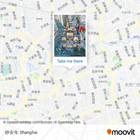 静安寺 map