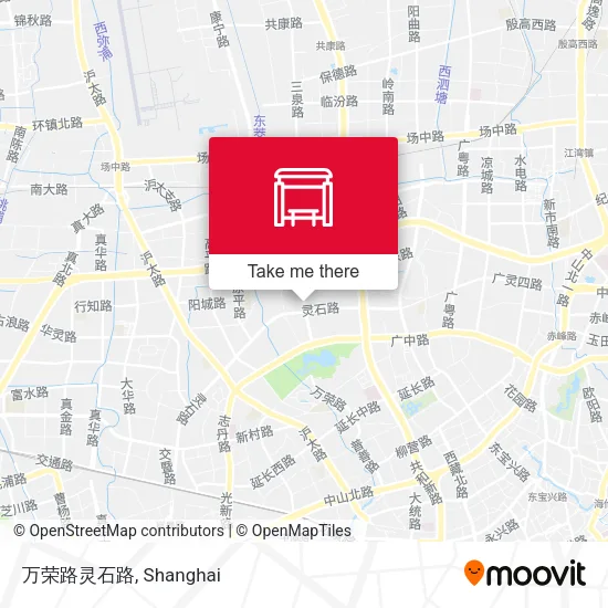 万荣路灵石路 map