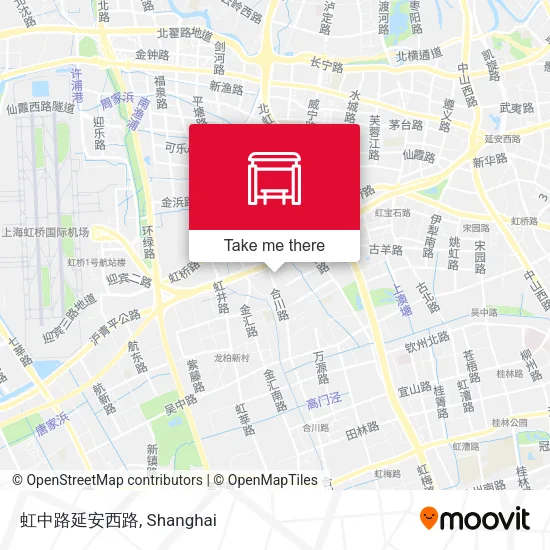 虹中路延安西路 map
