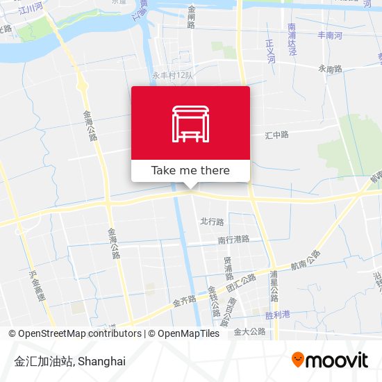 金汇加油站 map