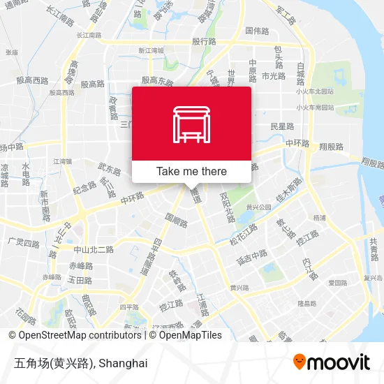 五角场(黄兴路) map
