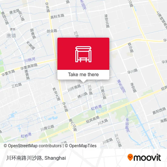 川环南路川沙路 map