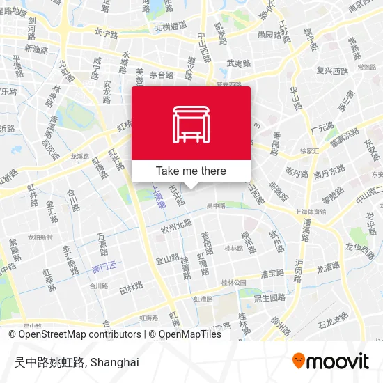 吴中路姚虹路 map