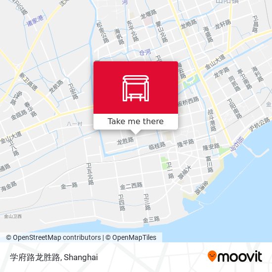 学府路龙胜路 map