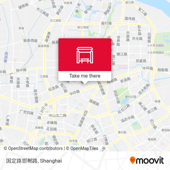 国定路邯郸路 map