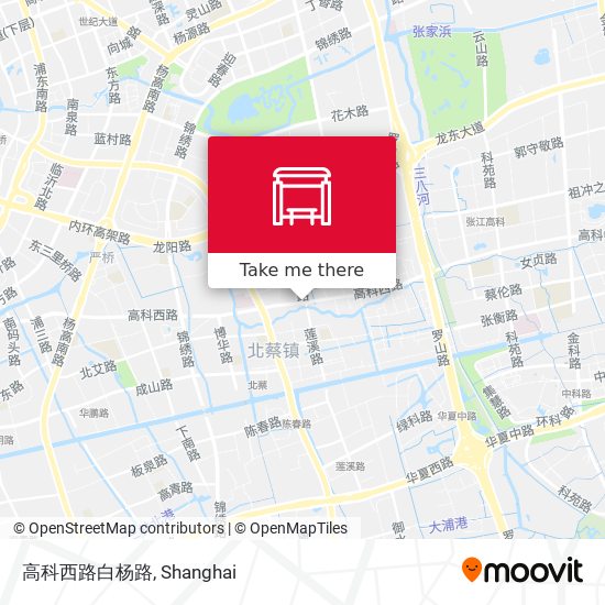 高科西路白杨路 map