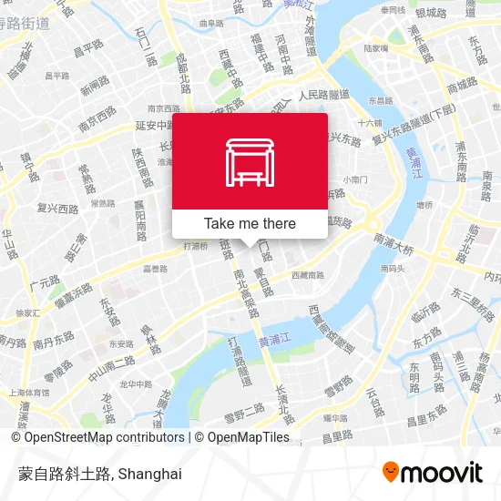 蒙自路斜土路 map