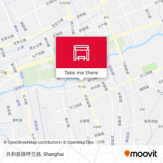 共和新路呼兰路 map