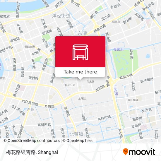 梅花路银霄路 map